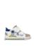 Baskets bébé garçon en cuir et daim jalip à scratch Blanc-gris+Blanc-vert 1 - vertbaudet enfant 