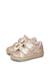 Baskets bébé fille en cuir et tissu alnoite 2 à scratch Platine-rose 5 - vertbaudet enfant 