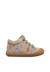 Chaussures premiers pas bébé garçon en daim cocoon Gris tourterelle-vert+Vert-orange 1 - vertbaudet enfant 