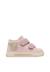 Baskets bébé fille en daim michael 3 Rose-blanc crème 1 - vertbaudet enfant 