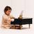 Piano à queue en bois fsc Noir, blanc 2 - vertbaudet enfant 