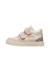 Baskets montantes enfant en cuir et daim hess high 3 à scratch Blanc-beige-rose poudré+Blanc-rose-rose poudré+Kaki-blanc-brun+Marine-bleu 3 - vertbaudet enfant 