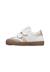 Baskets enfant en cuir et daim riby à scratch Blanc-gris-bleu+Blanc-gris-rose poudré 8 - vertbaudet enfant 