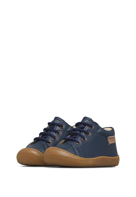 Chaussures barefoot bébé garçon en cuir amur Gris tourterelle+Marine 10 - vertbaudet enfant 