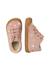 Chaussures premiers pas barefoot bébé fille en daim amur, broderies champignons Rose-rose clair 4 - vertbaudet enfant 