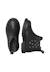 Bottines chelsea bébé fille en cuir piccadilly Noir-argent 4 - vertbaudet enfant 