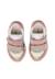 Baskets bébé fille en cuir et tissu noralis à scratch Rose-violet 4 - vertbaudet enfant 