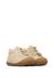 Chaussures premiers pas bébé fille en daim cocoon, broderies papillons Platine-marron 2 - vertbaudet enfant 