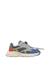 Baskets enfant en simili cuir et tissu yambe Bleu-kaki 1 - vertbaudet enfant 
