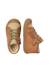 Chaussures premiers pas bébé garçon en cuir cocoon à zip Marron-vert-beige 4 - vertbaudet enfant 