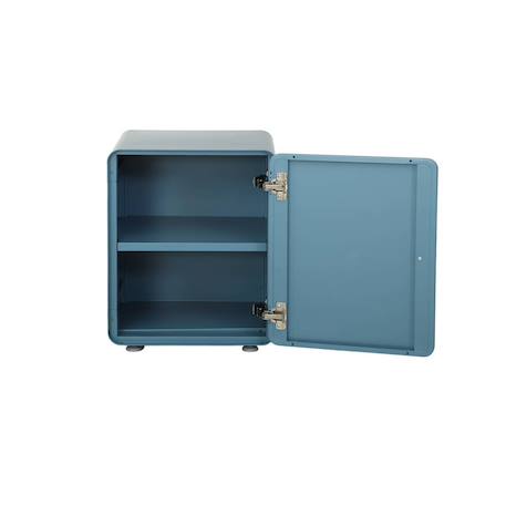 Table de chevet industrielle acier 1 porte - tribeca Beige+Bleu+Noir+Terracotta 12 - vertbaudet enfant 