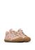 Chaussures premiers pas bébé fille en cuir cocoon Rose poudré-marron 2 - vertbaudet enfant 
