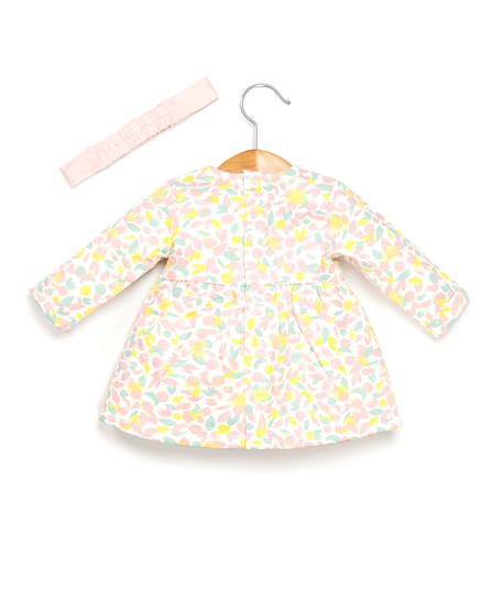 Ensemble robe + bandeau 100% coton bébé fille Imprime 2 - vertbaudet enfant 