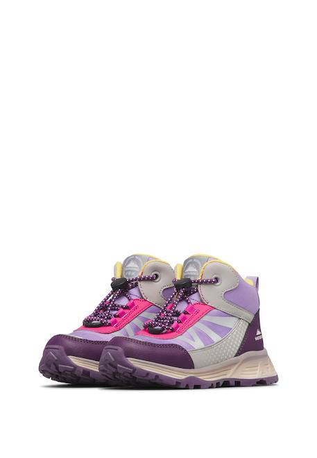 Baskets montantes bébé en simili cuir et tissu dryforce high, imperméables Magnolia-rose vif+Marine-jaune+Noir-citron+Violet-fuchsia 20 - vertbaudet enfant 