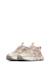 Baskets fille en simili cuir et tissu flyner Blanc-platine-rose 5 - vertbaudet enfant 