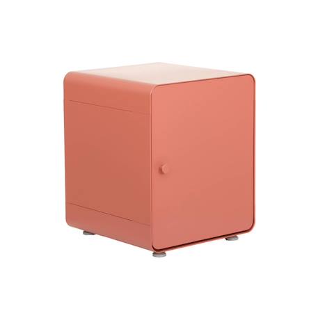 Table de chevet industrielle acier 1 porte - tribeca Beige+Bleu+Noir+Terracotta 20 - vertbaudet enfant 