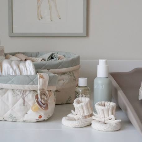 Lot de 2 paniers de toilette matelassé woodland Blanc 4 - vertbaudet enfant 