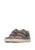 Baskets garçon en daim et tissu wanny à scratch, imperméables Anthracite-vert 5 - vertbaudet enfant 