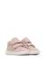 Baskets montantes fille en cuir et tissu pinn high à scratch Rose poudré-platine 2 - vertbaudet enfant 