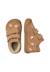 Chaussures barefoot fille en daim amur à scratch, broderies papillons Marron-rose 4 - vertbaudet enfant 