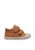 Chaussures premiers pas bébé garçon en cuir cocoon à scratch Marron-sable+Vert-kaki 1 - vertbaudet enfant 