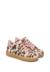 Baskets bébé fille en daim wompa Blanc-brun 2 - vertbaudet enfant 