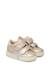 Baskets bébé fille en cuir salazar 3 à scratch Argent-rose 2 - vertbaudet enfant 