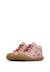 Chaussures premiers pas bébé fille en daim cocoon, broderies cœurs Rose-violet+Sable-platine 5 - vertbaudet enfant 