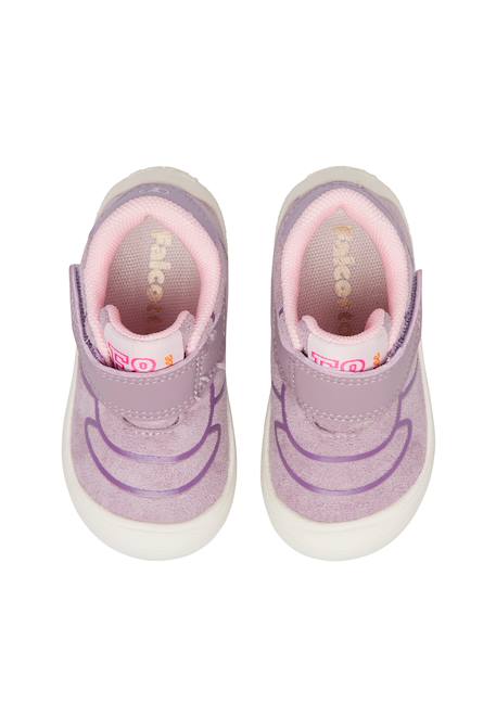 Chaussures premiers pas bébé en simili cuir free 2 à scratch Bleu-citrouille+Fuchsia-blanc+Kaki-orange+Lilas-rose+Rose poudré-blanc 19 - vertbaudet enfant 