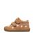 Chaussures barefoot fille en daim amur à scratch, broderies papillons Marron-rose 3 - vertbaudet enfant 