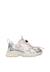 Baskets bébé fille en tissu synthétique wave Argent-rose-blanc 1 - vertbaudet enfant 