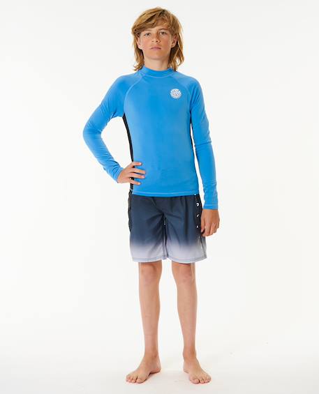 T-shirt anti-uv icons à manches longues garçon Gomme bleue+Noir 4 - vertbaudet enfant 