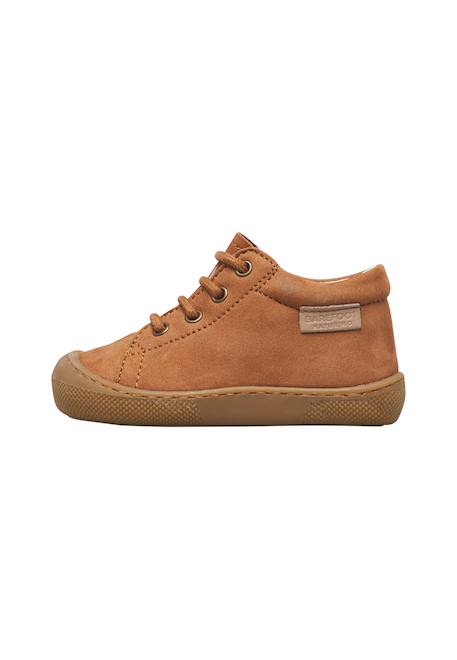 Chaussures barefoot bébé garçon en cuir amur Kaki+Marron 8 - vertbaudet enfant 