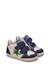 Baskets montantes garçon en cuir et daim alnoite high 2 à scratch Blanc-bleu+Gris-citrouille+Vert-bleu ciel 2 - vertbaudet enfant 