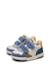 Baskets garçon en cuir et daim klip 4 à scratch Gris tourterelle-bleu+Marine-citrouille 10 - vertbaudet enfant 