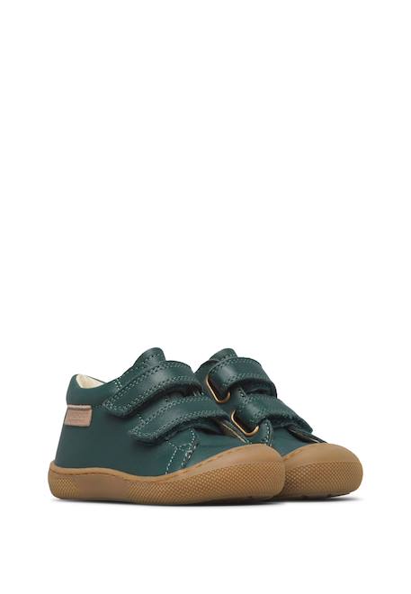 Chaussures barefoot bébé en cuir amur à scratch Huile 2 - vertbaudet enfant 