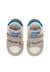 Baskets montantes garçon en cuir et daim alnoite high 2 à scratch Blanc-bleu+Gris-citrouille+Vert-bleu ciel 9 - vertbaudet enfant 