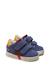 Baskets bébé garçon en cuir et daim salazar 3 à scratch Bleu-rouge 2 - vertbaudet enfant 