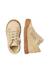 Baskets montantes fille en daim lioris high à zip Beige-platine 4 - vertbaudet enfant 