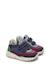 Baskets garçon en daim amantea 2 à scratch Bleu marine-rouge+Tourterelle-militaire 2 - vertbaudet enfant 