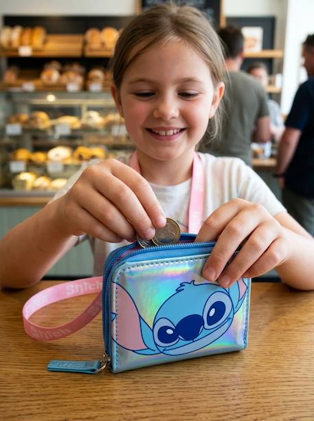 Porte-monnaie stitch disney irisé bleu Bleu irisé 2 - vertbaudet enfant 