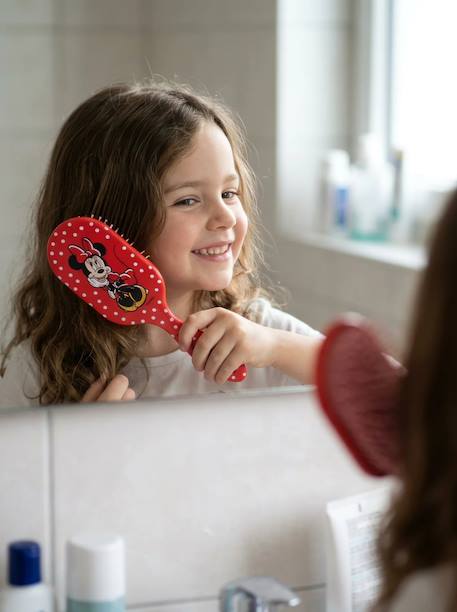 Brosse à cheveux démêlante rectangulaire minnie mouse Rouge 2 - vertbaudet enfant 