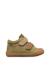 Chaussures premiers pas bébé garçon en cuir corkel à scratch Kaki-beige 1 - vertbaudet enfant 