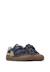Baskets bébé garçon en cuir singery à scratch Bleu-bleu ciel-marron 2 - vertbaudet enfant 