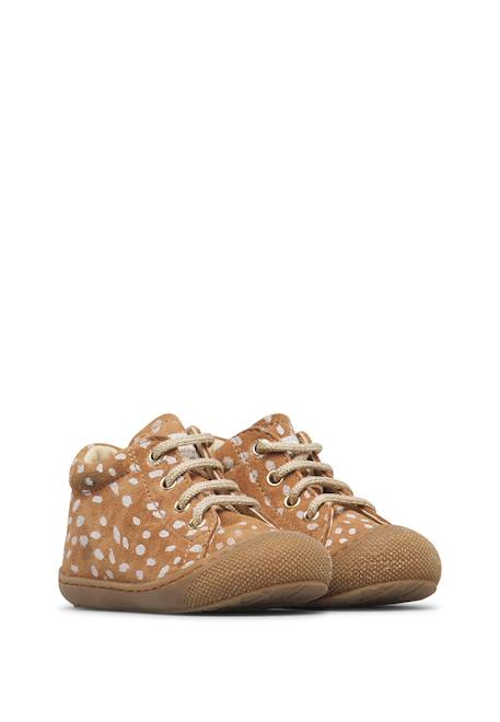 Chaussures premiers pas bébé fille en daim cocoon Marron foncé-platine+Marron-platine+Noir-platine+Sable-platine 7 - vertbaudet enfant 