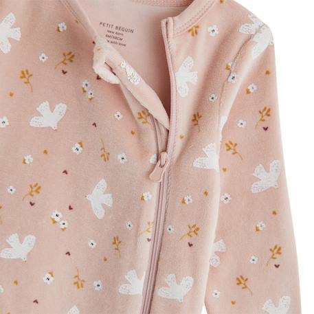 Lot de 2 pyjamas bébé ouverture zippée miette Rose 4 - vertbaudet enfant 