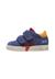 Baskets bébé garçon en cuir et daim salazar 3 à scratch Bleu-rouge 3 - vertbaudet enfant 