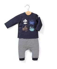 Ensemble pantalon + haut 100% coton bébé garçon - vertbaudet enfant