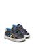 Baskets bébé garçon en cuir truby à scratch Bleu-jaune 2 - vertbaudet enfant 