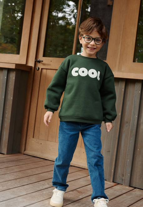Jean enfant droit Bleu 1 - vertbaudet enfant 